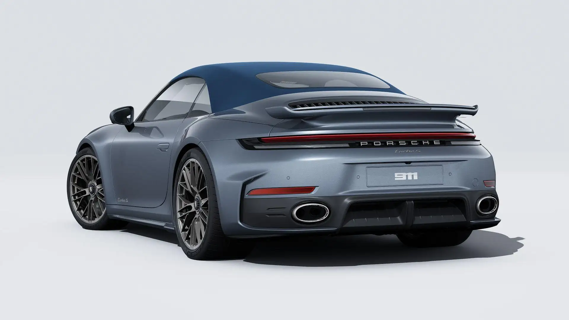 포르쉐 911 Turbo S Cabriolet 2026 회색 사진 2