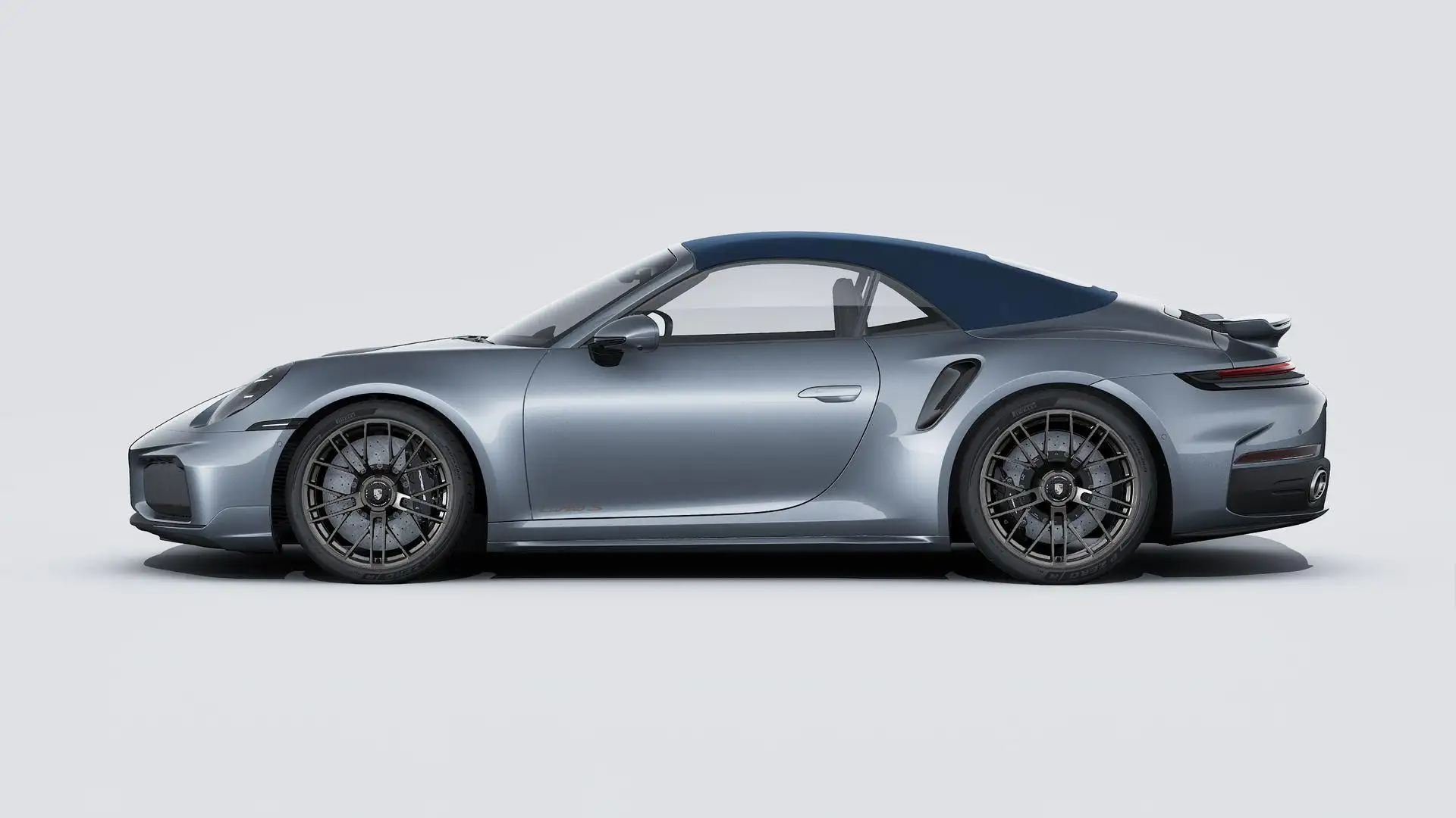 포르쉐 911 Turbo S Cabriolet 2026 회색 사진 3