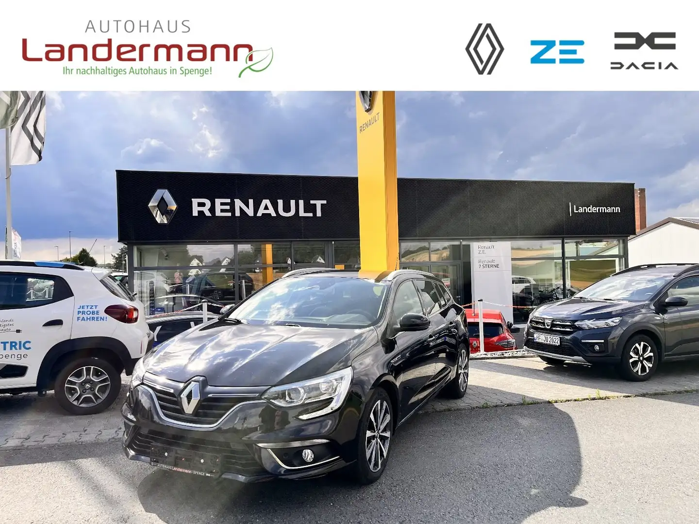 Renault Megane GRANDTOUR BUSINESS TCE 140 EDC SITZH+NAVI+PDC Noir - 1