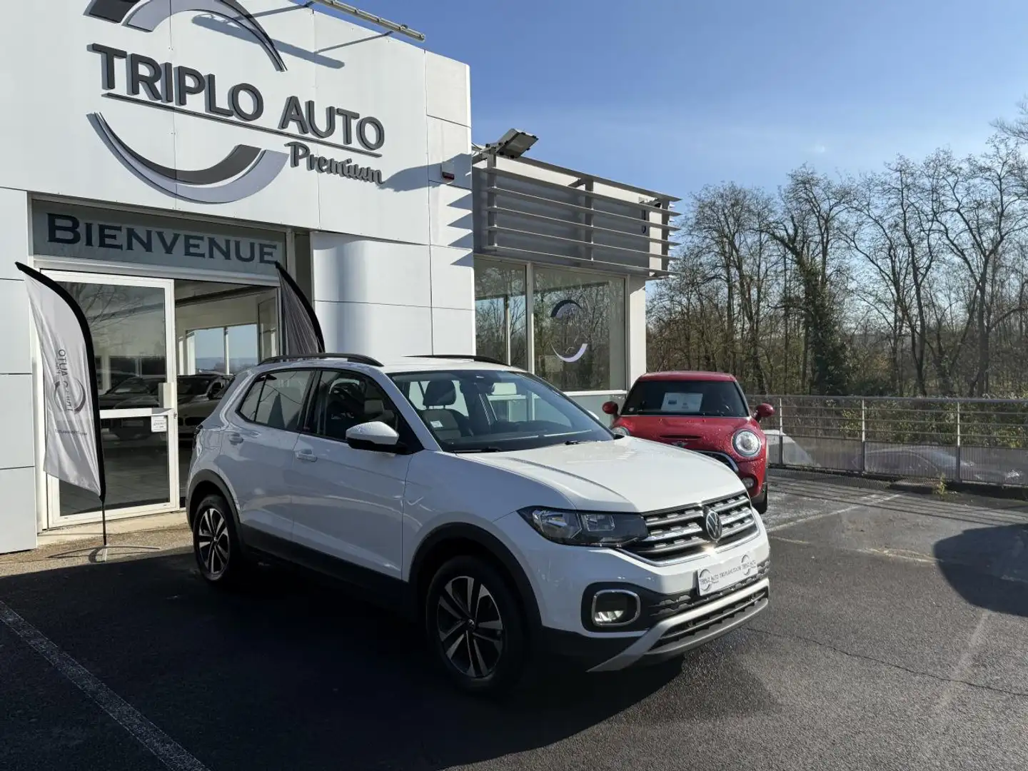 Volkswagen T-Cross T-Cross 1.0 TSI - 110 - Start\u0026Stop - DSG 7 United - CARPLAY + CAMERA AR + GPS Weiß - 1