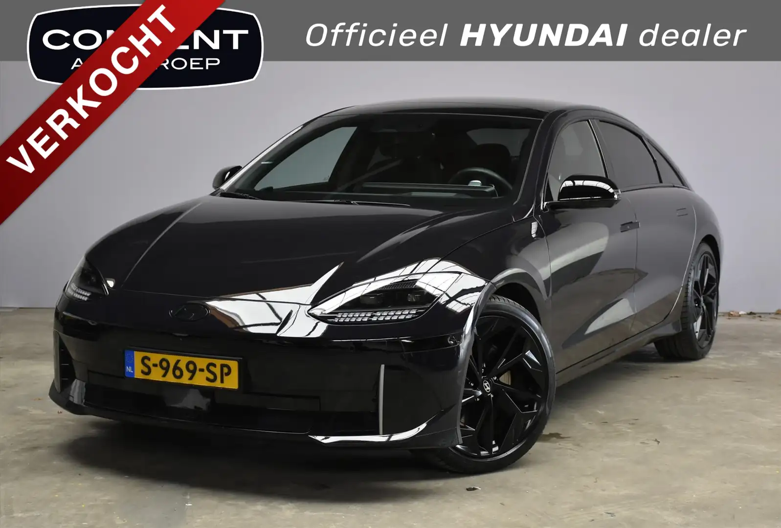 Hyundai IONIQ 6 77,4 kWh 325pk AWD First Edition I Schuifdak Modrá - 1