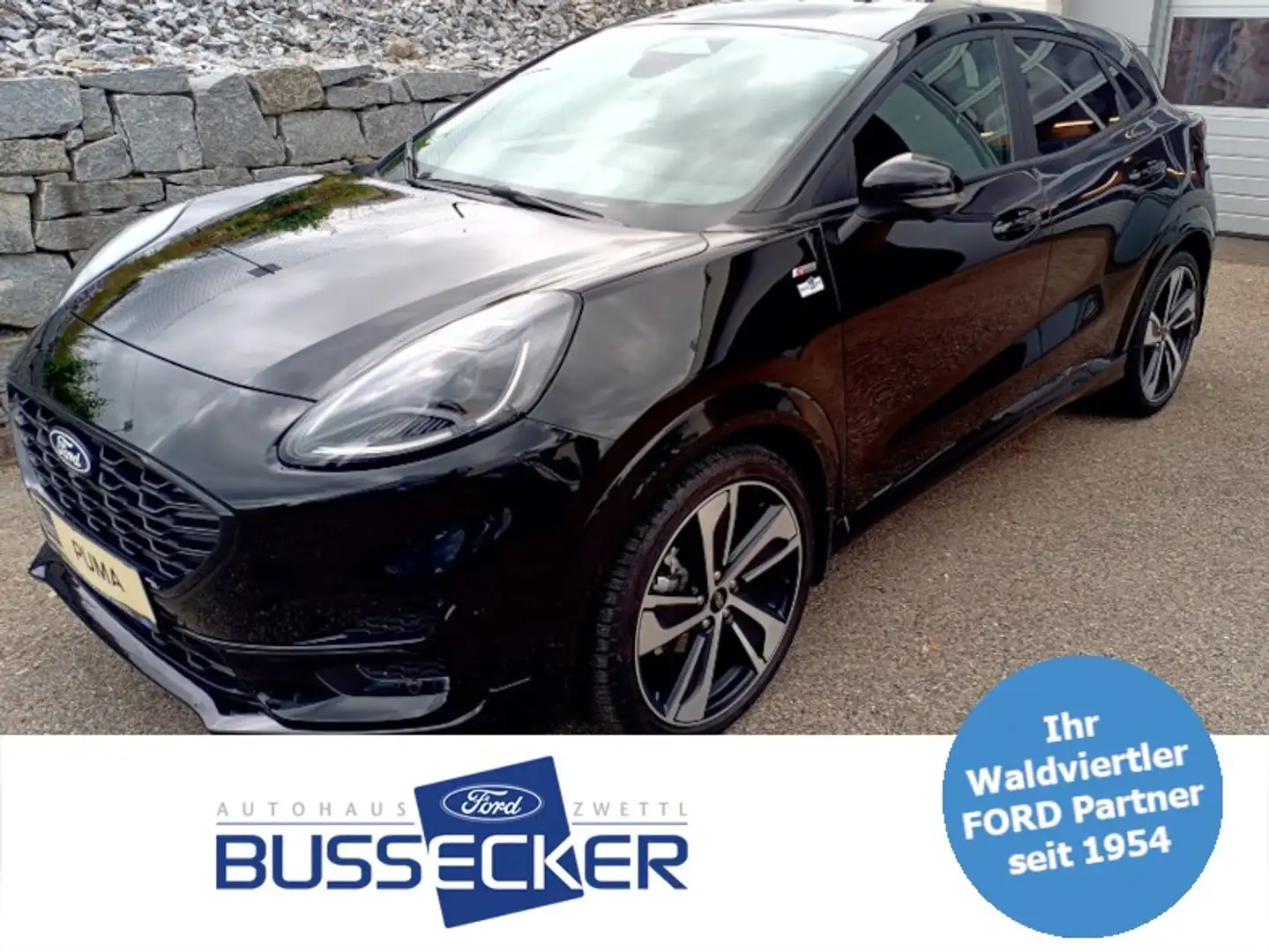 Ford Puma 1,0 EcoBoost Hybrid ST-Line Aut. Schwarz - 1