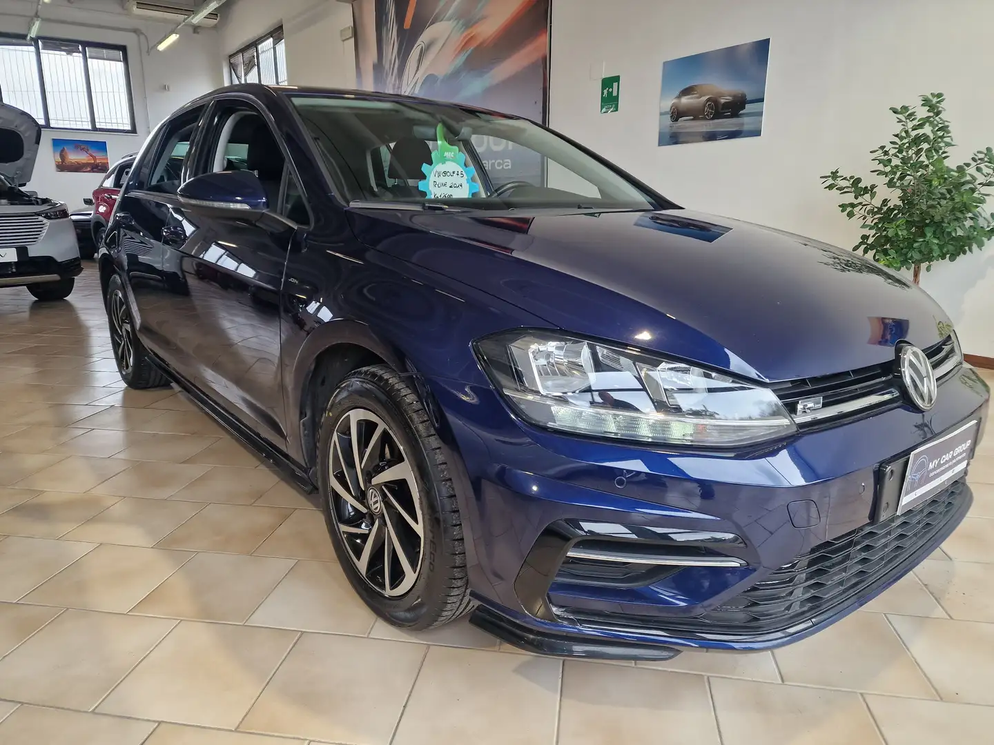 Volkswagen Golf 5p 1.6 tdi Highline 115cv Bleu - 2