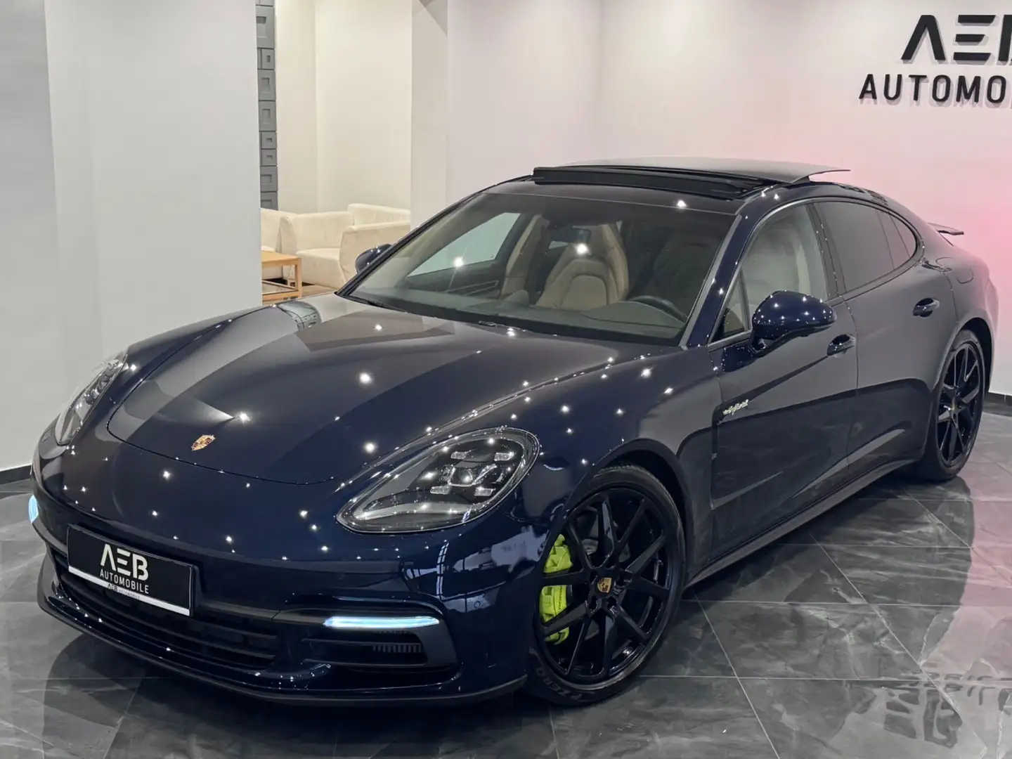 Porsche Panamera 2.9 4 E-Hybrid**PANO**SOFT-CLOSE**LH**SHZ**UVM** Blau - 2