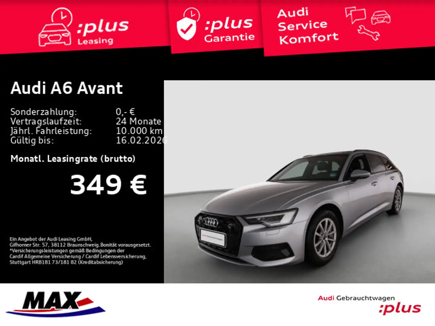 Audi A6 45 TDI QUATTRO ADVANCED MATRIX+AHK+PANO Silber - 1