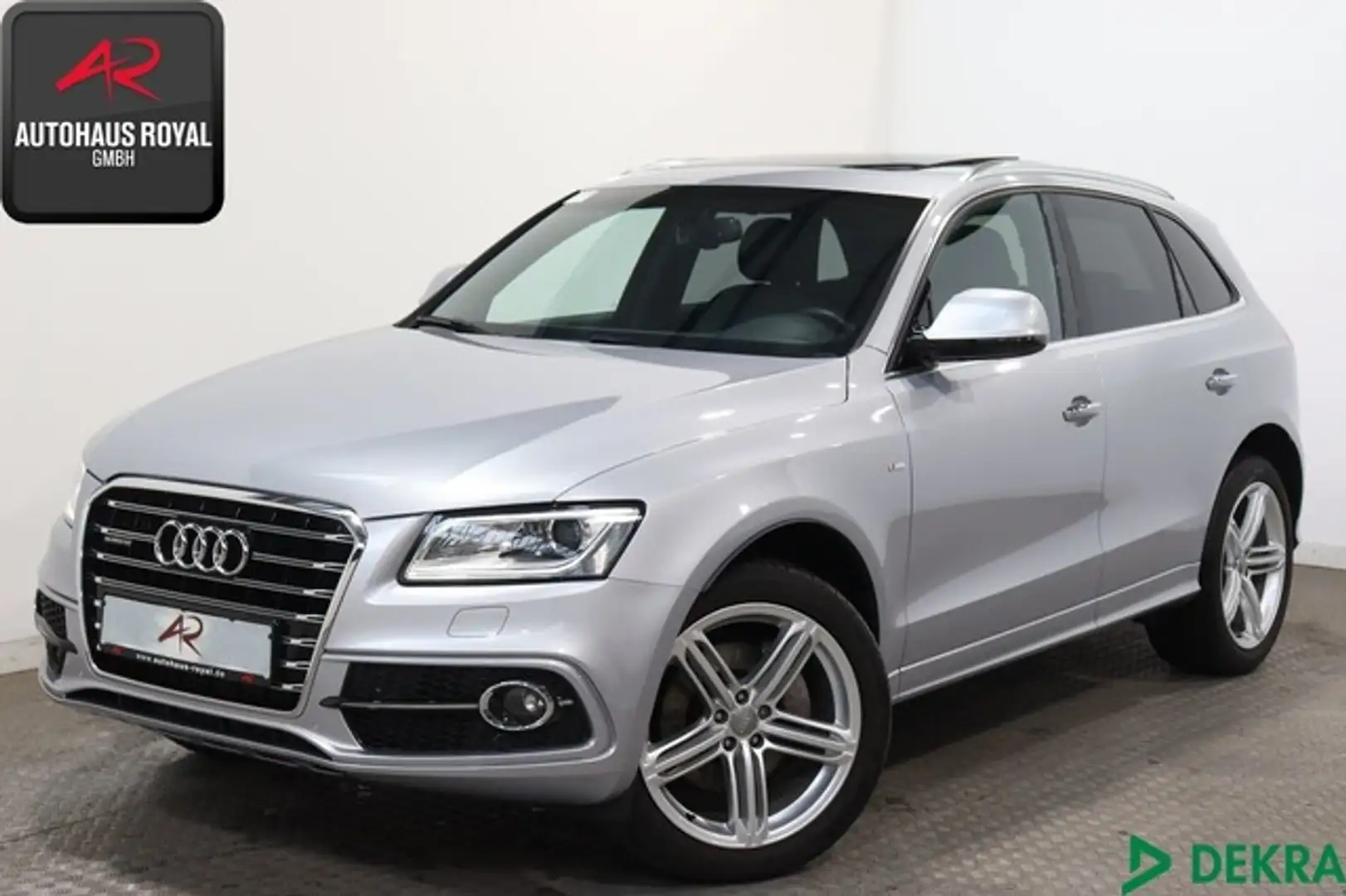 Audi Q5 3.0 TDI qu 3x S LINE ACC,20ZOLL,STANDHEIZ,AHK Серебристый - 1