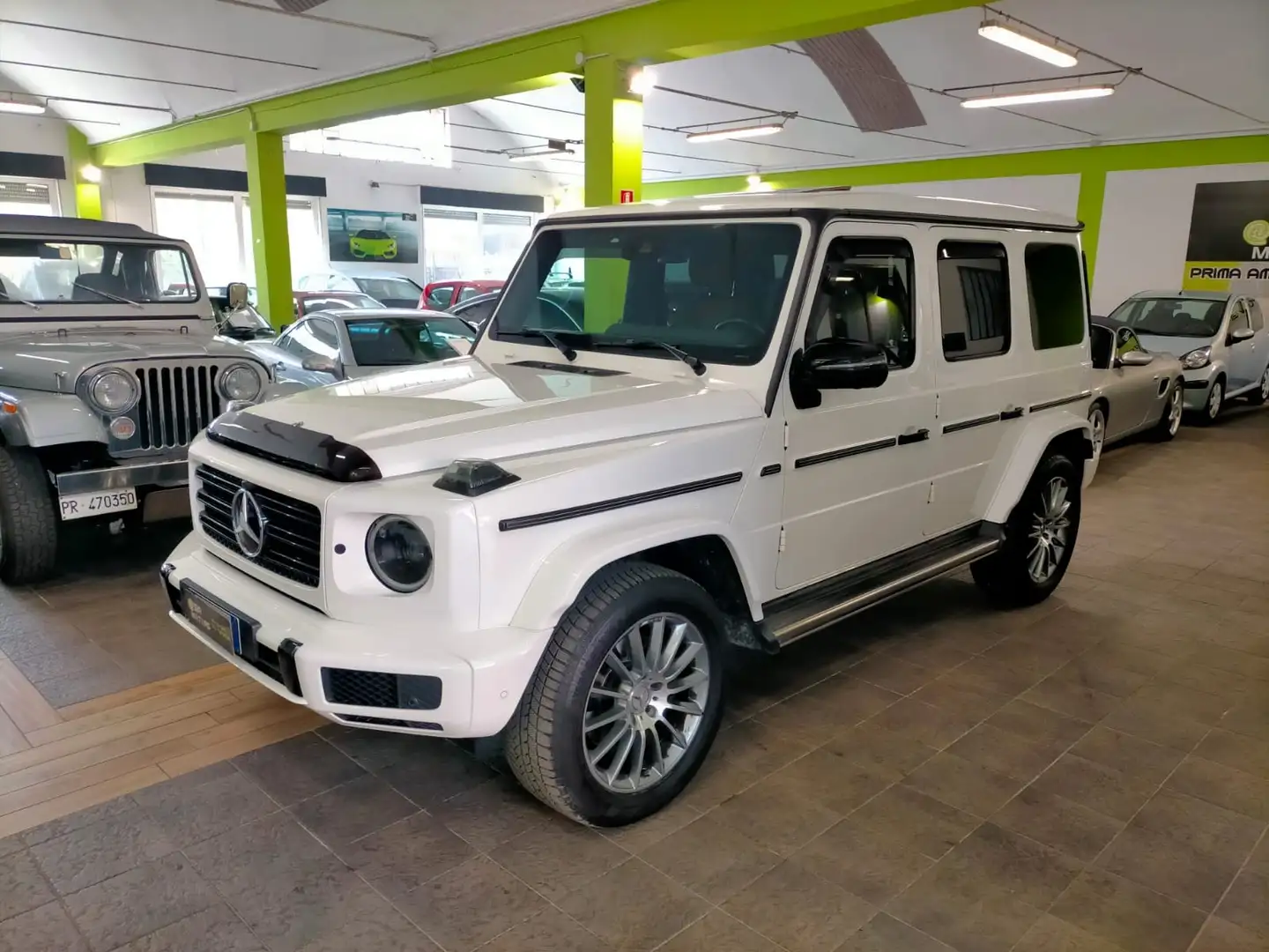 Mercedes-Benz G 400 d Premium  330cv auto  Garanzia MB 2/2026 Bianco - 2