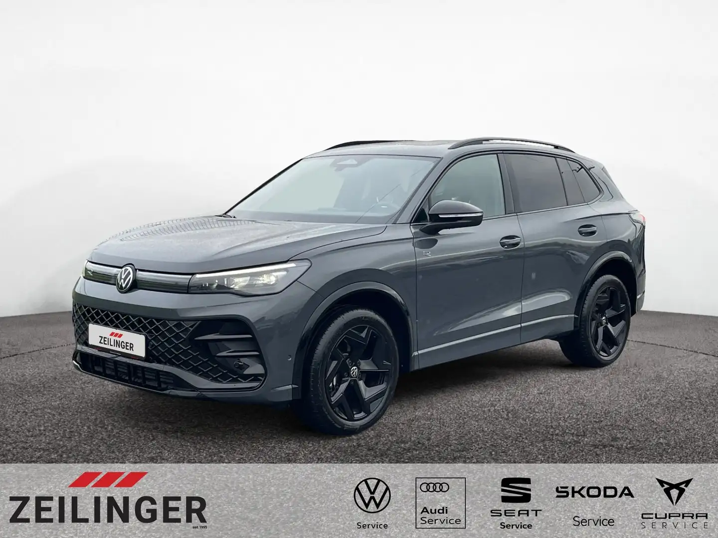 Volkswagen Tiguan R-Line 4Mo. TDI DSG|PANO|eHECK|BLACKSTYLE Grau - 1