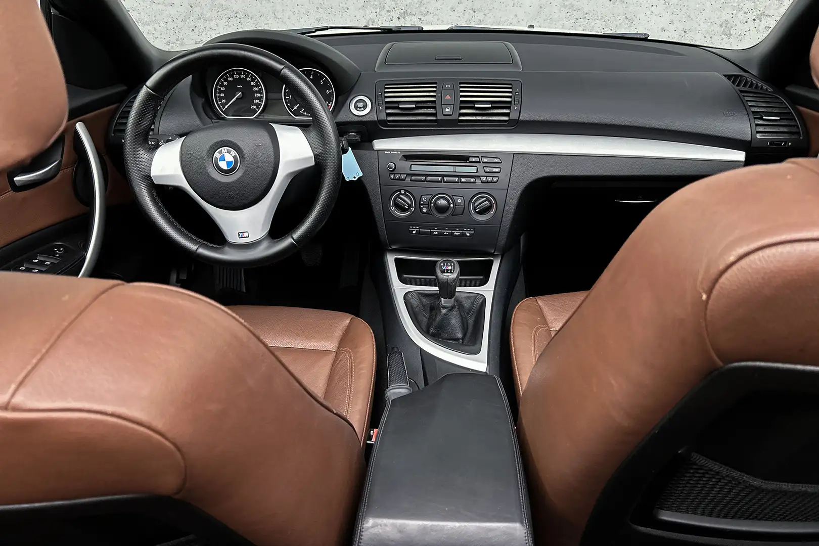 BMW 120 1-serie Cabrio 120i | Lederen bekleding | Stoelver Wit - 2
