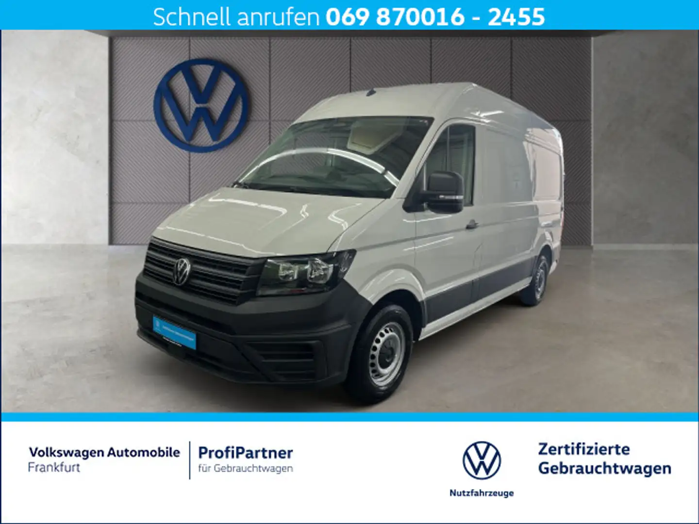 Volkswagen Crafter 35 Kasten 2.0 TDI FrontAssist Klima Blanc - 1