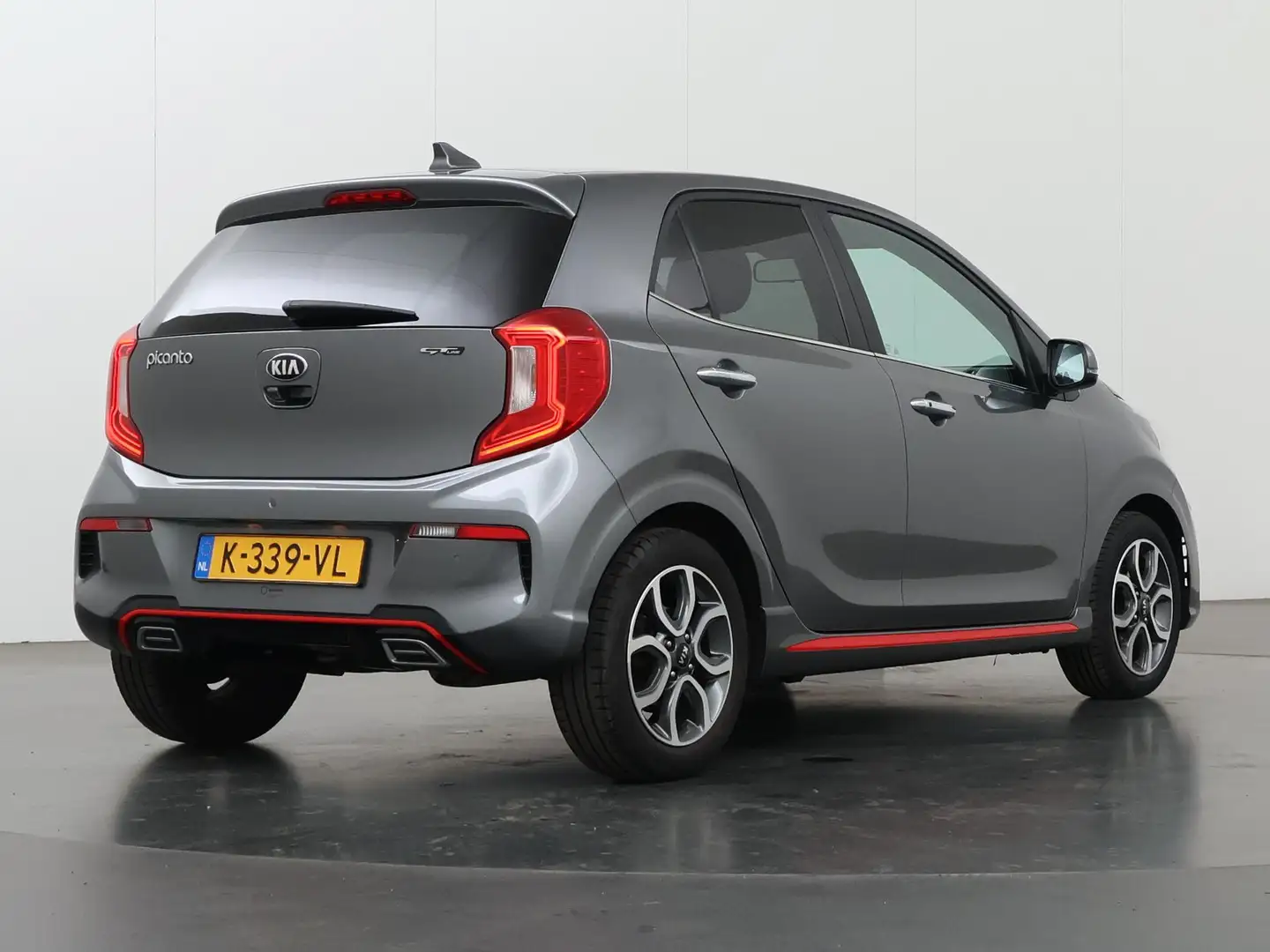 Kia Picanto 1.0 DPi GT-Line | Navigatie | Parkeercamera | Appl Gris - 2