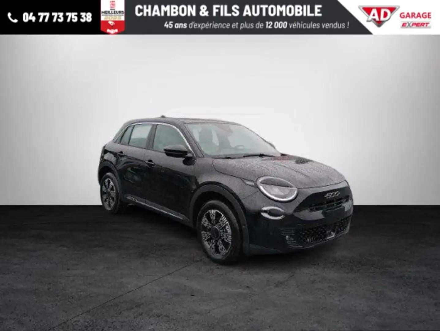 Fiat 600 1.2 Hybrid 136ch DCT6 Schwarz - 1