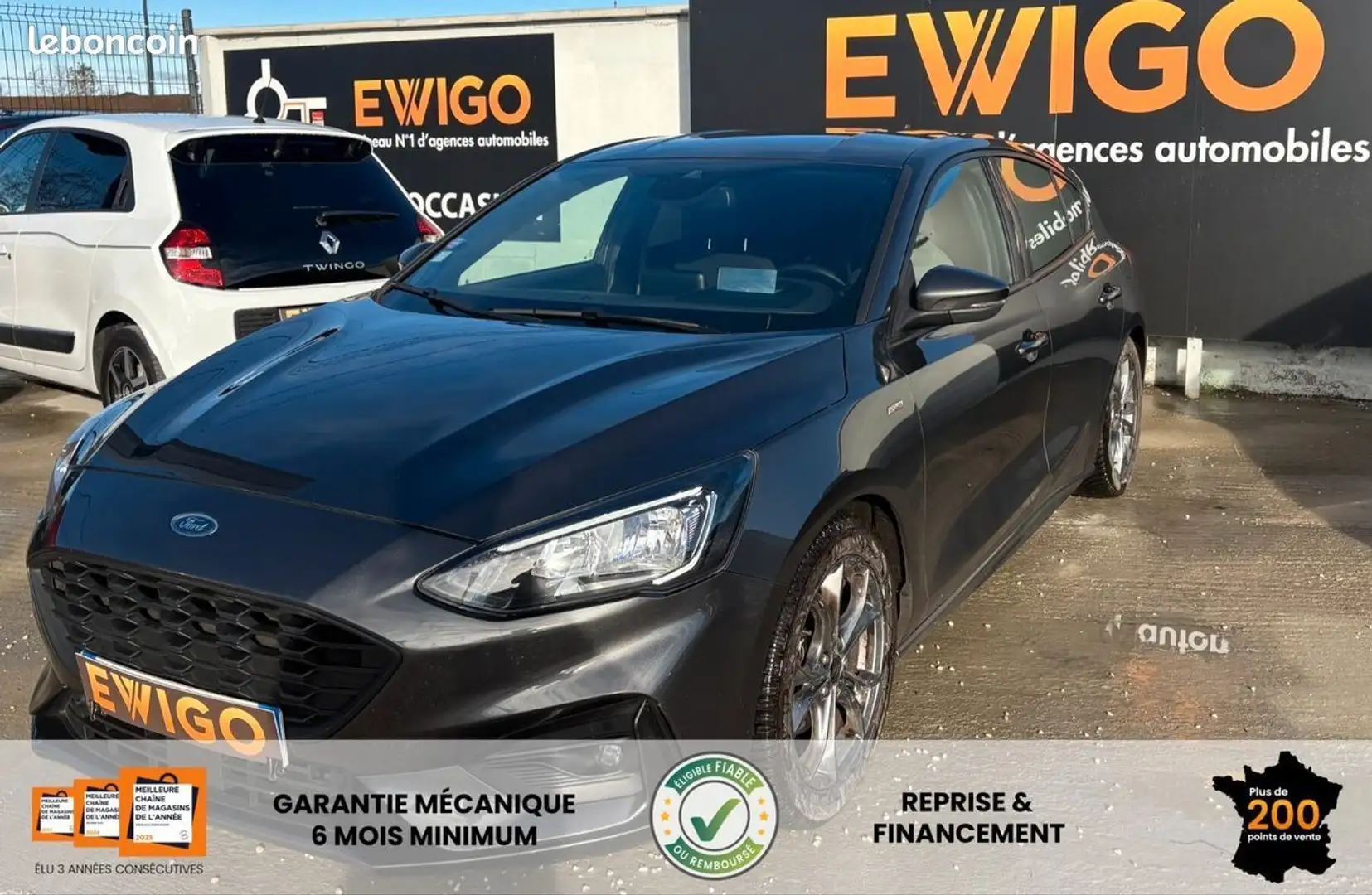 Ford Focus 1.0 ecoboost 125 ch st line Gris - 1