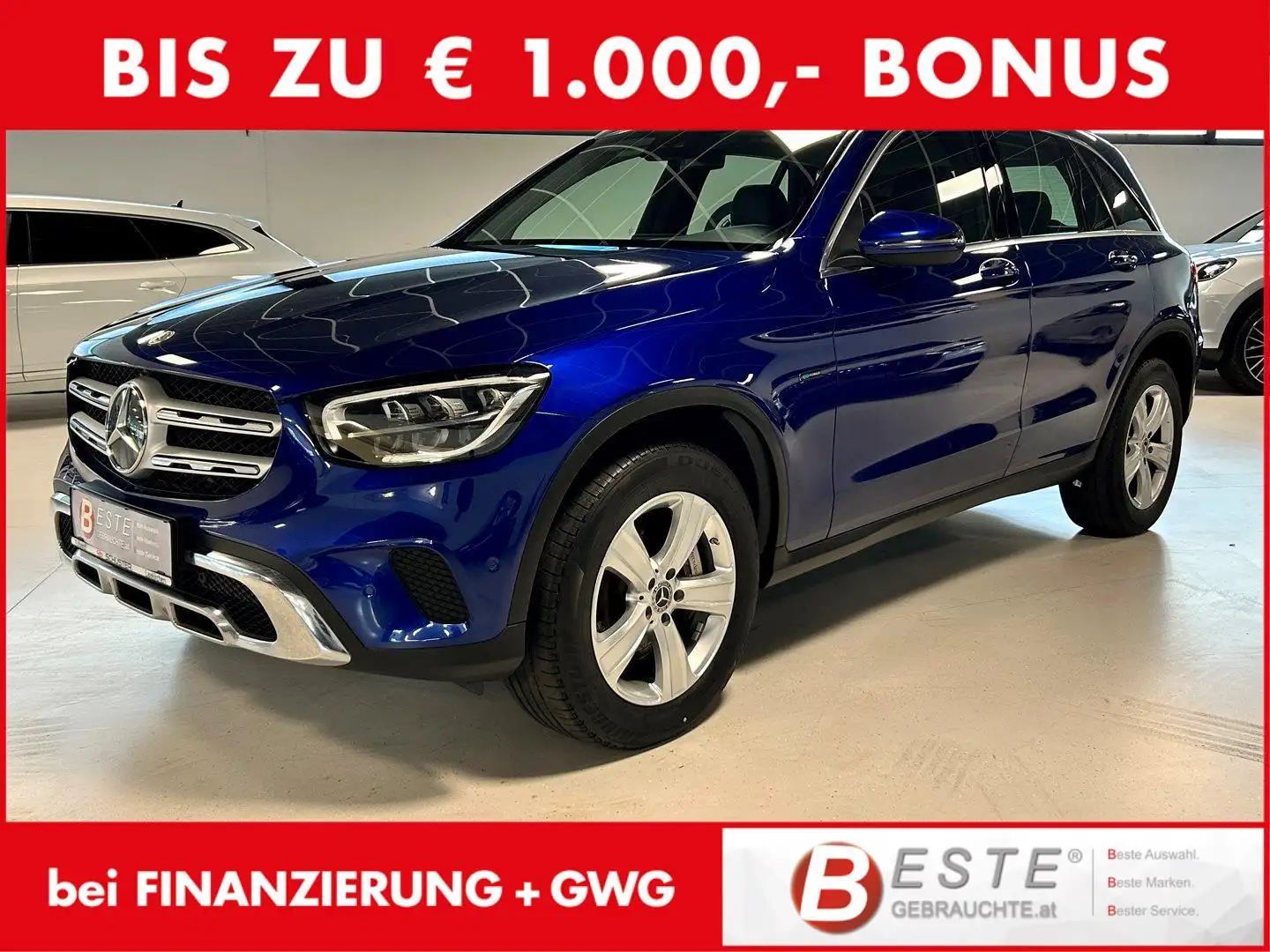 Mercedes-Benz GLC 300 de 4MATIC **AHK**LEDER**KAMERA** Blau - 1