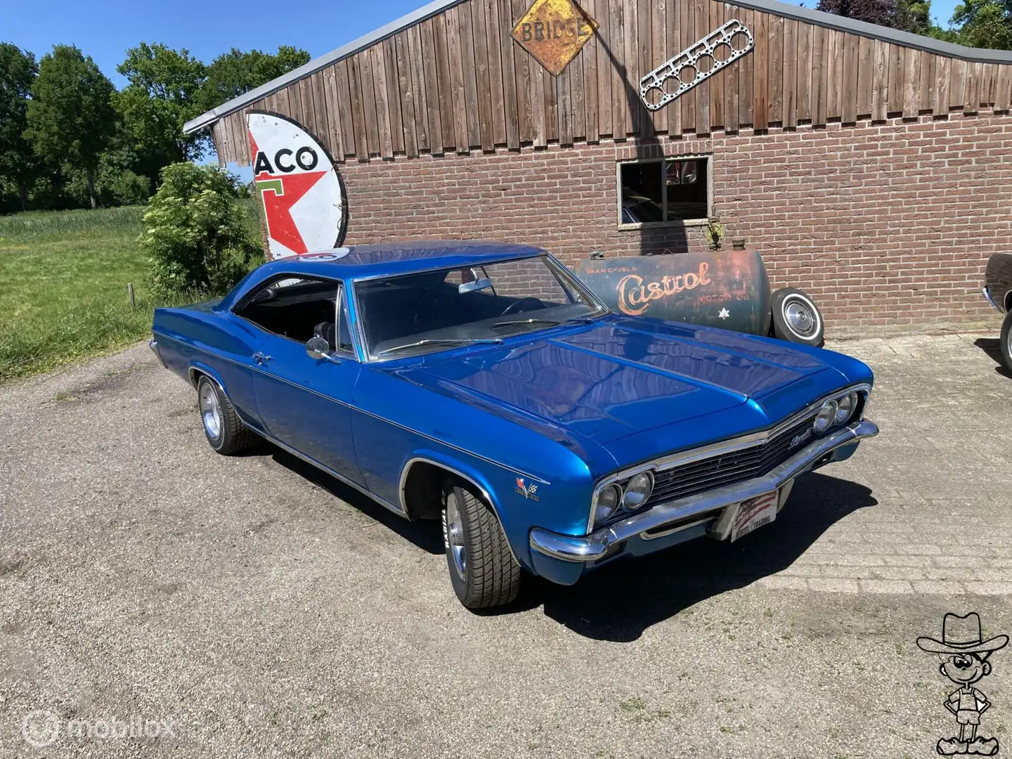 Chevrolet Impala USA Coupe v8 LPG "muscle" car Albastru - 1