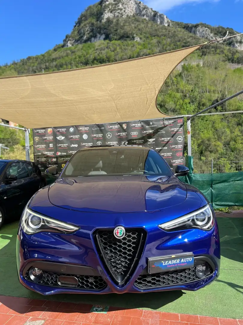 Alfa Romeo Stelvio 2.2 Turbodiesel 190 CV AT8 Q4 Business Modrá - 2