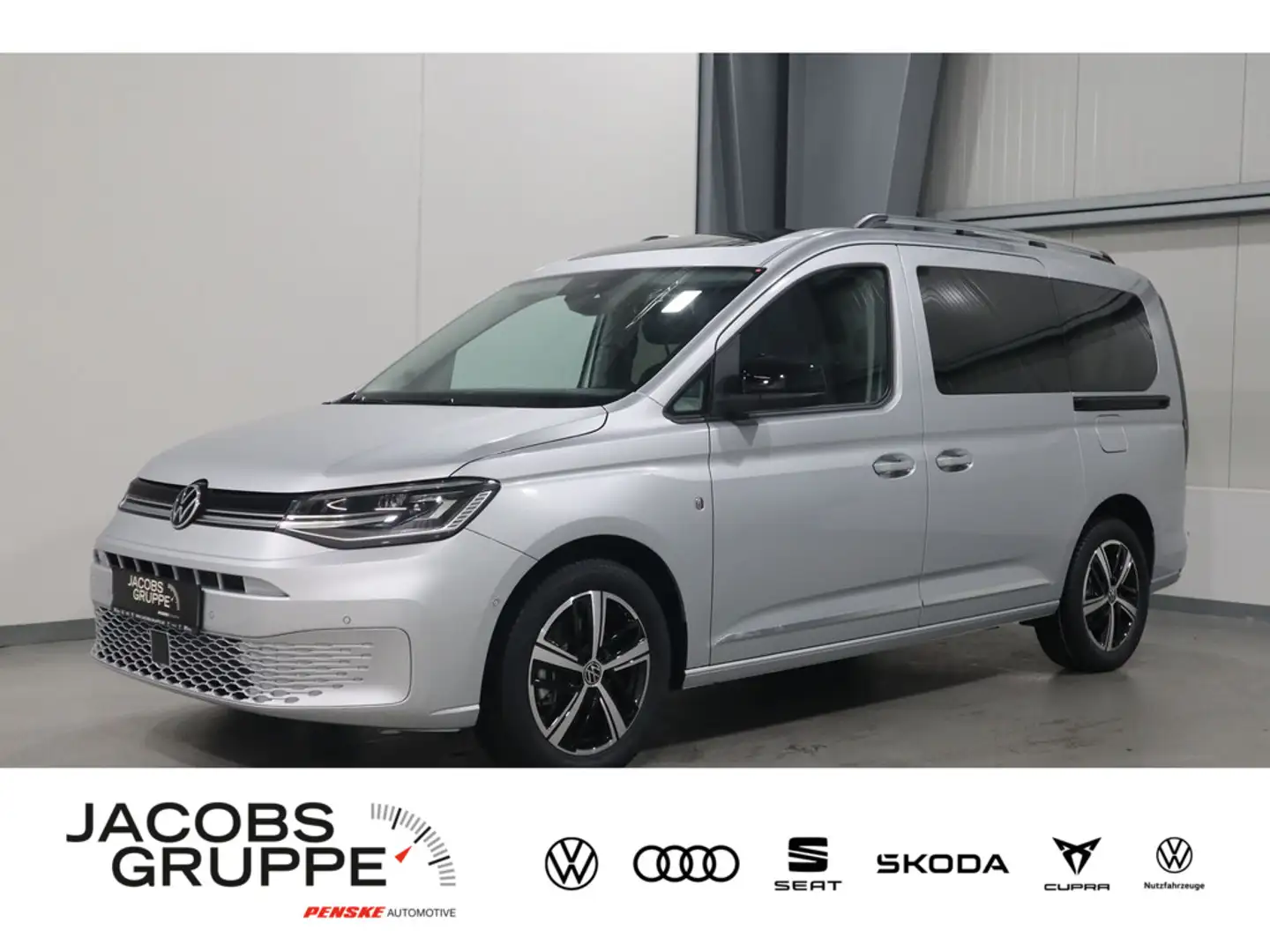 Volkswagen Caddy Maxi Style ACC/LED/NAVI/PANO Silber - 1