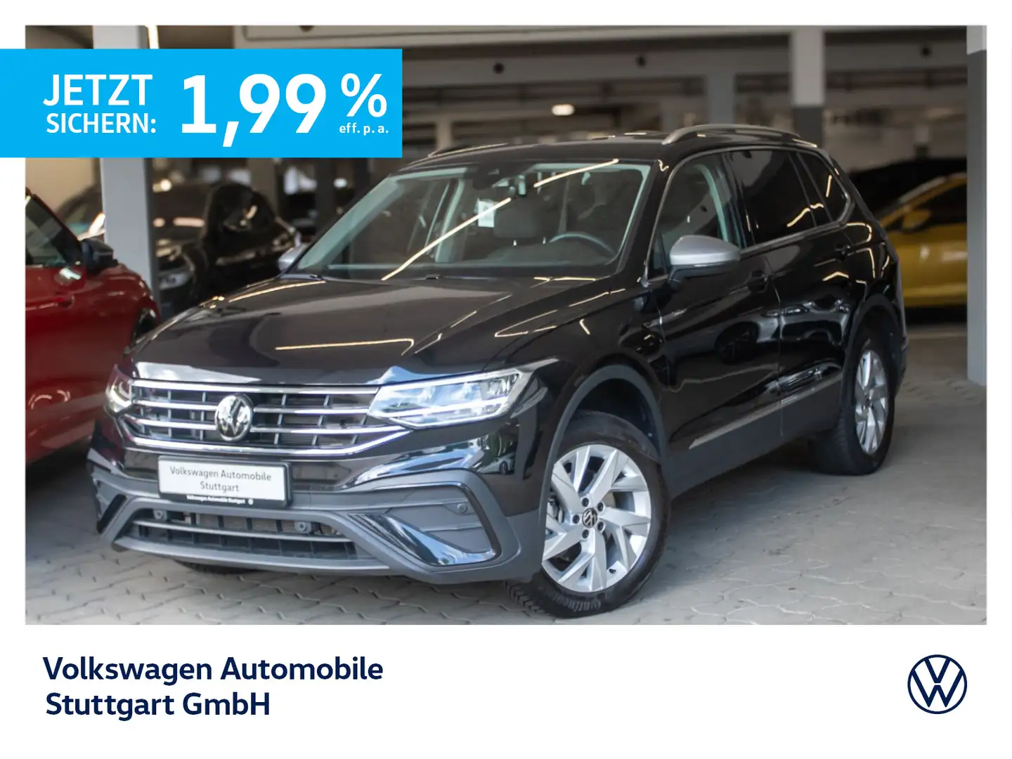 Volkswagen Tiguan Allspace 2.0 TDI DSG 110 kW AHK Klima Nav Schwarz - 1