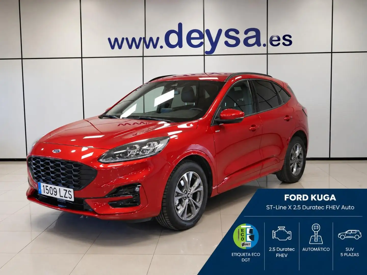 Ford Kuga ST-Line X 2.5 Duratec FHEV Auto Rojo - 1