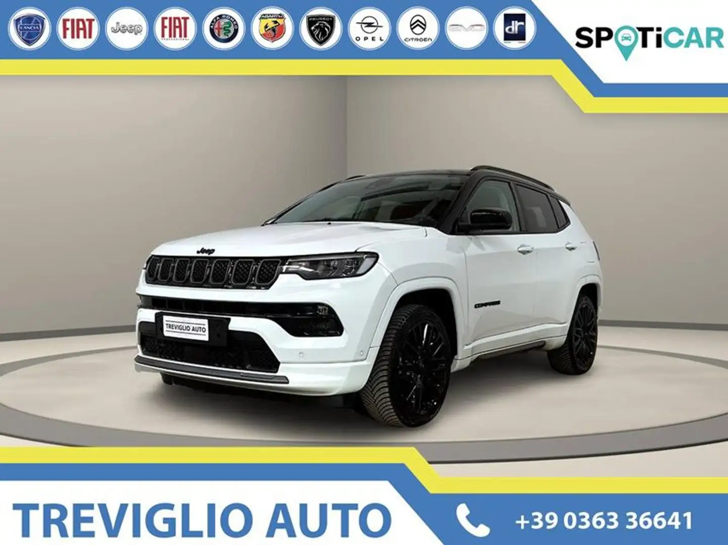 Jeep Compass 1.3 Turbo T4 240 CV PHEV AT6 4xe S Bianco - 1