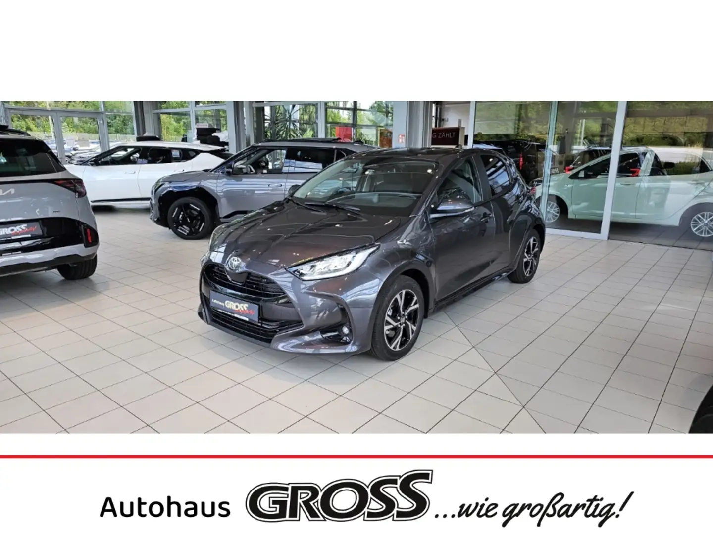 Toyota Yaris Dual-VVT-iE EU6e Hybrid Teamplayer 1.5 Safety Comf Gris - 1