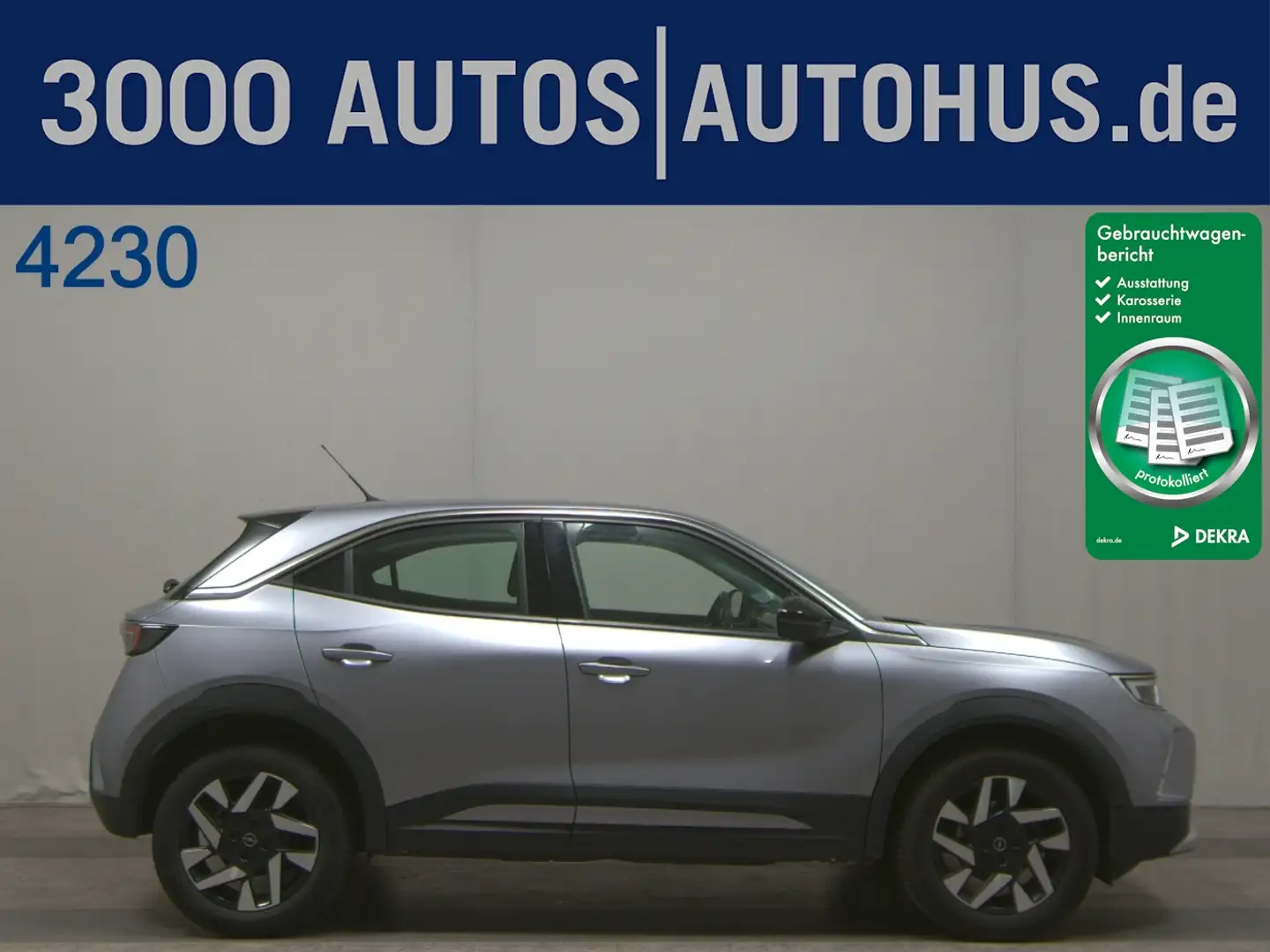 Opel Mokka 1.2 Turbo Elegance LED RFK DynLicht SHZ Grau - 1