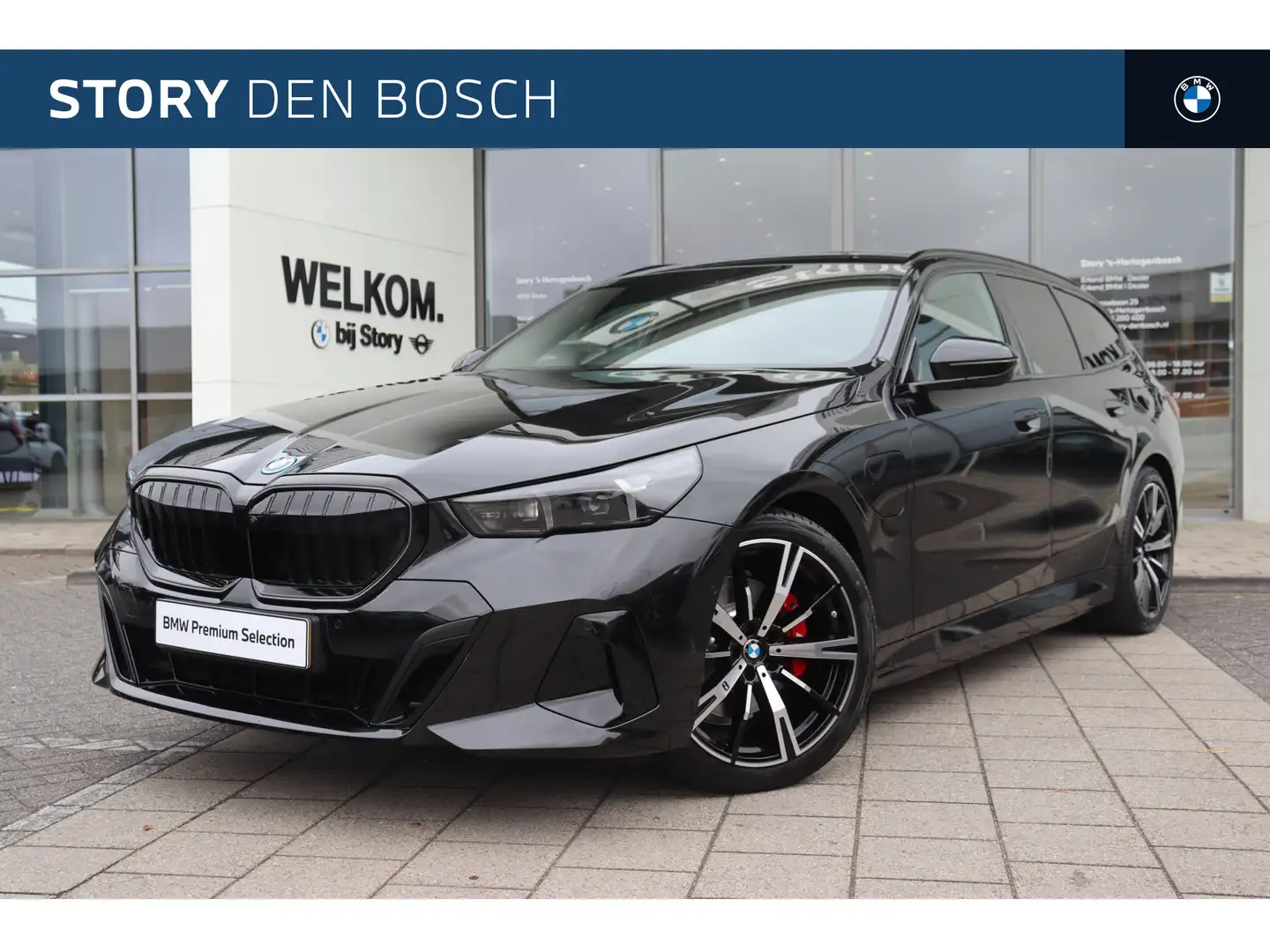BMW 530 5 Serie Touring 530e High Executive M Sport Automa Zwart - 1