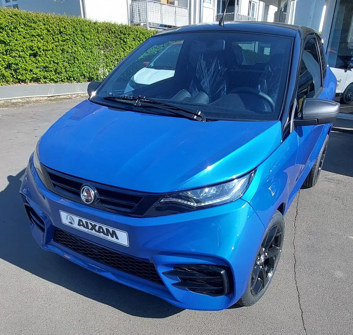 Aixam Mega Ambition Coupé E5+Sport*Kamera*el.Fensterheber* Albastru - 1