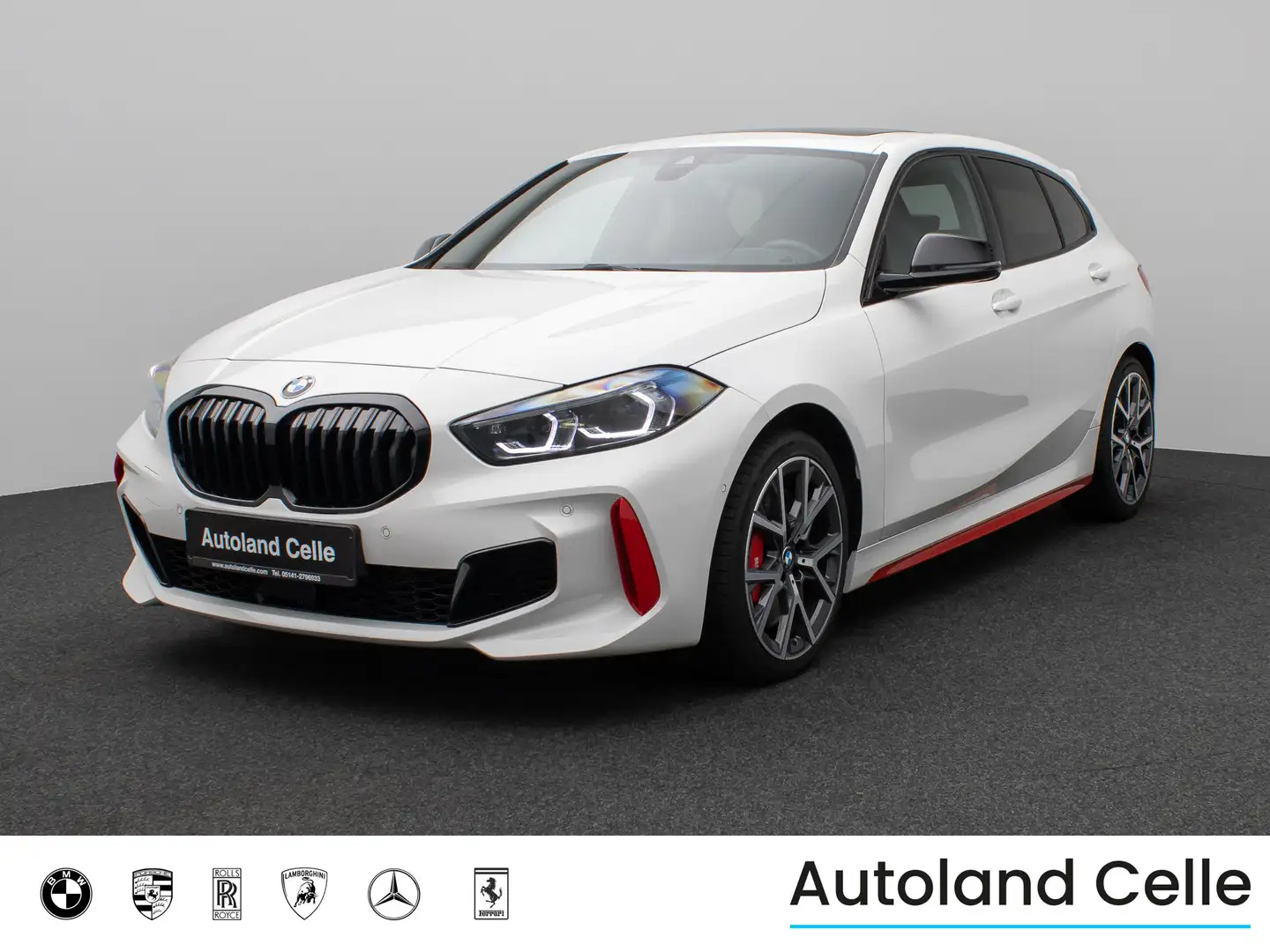 BMW 128 M Sport Panorama Kamera HUD HiFi Komfort Weiß - 1