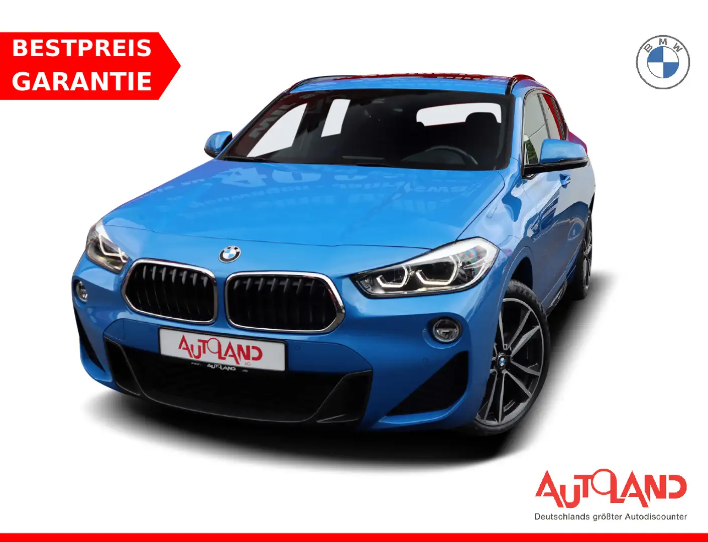 BMW X2 sDrive 20 i M Sport LED Navi Head-Up AHK DAB Blau - 1