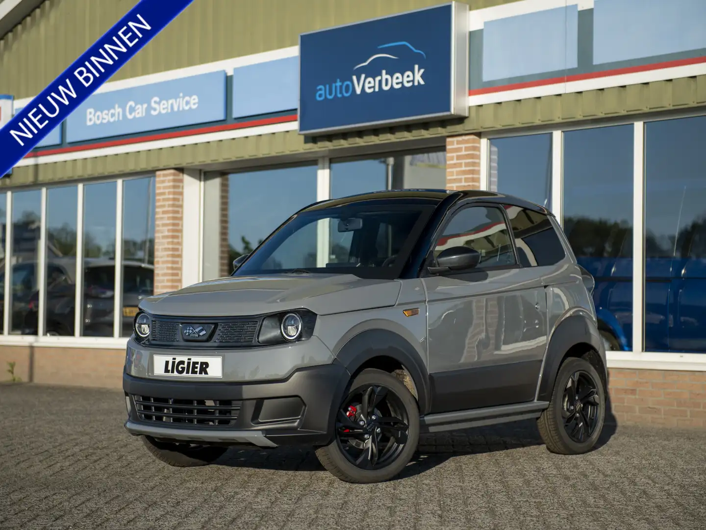 Ligier Myli R.EBEL Edition 12 kWh !!NIEUW!! | 100% Elektrisch Gri - 1