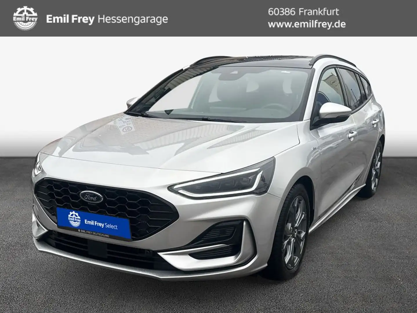 Ford Focus Turnier 1.0 EcoBoost Hybrid Aut. ST-LINE Silber - 1
