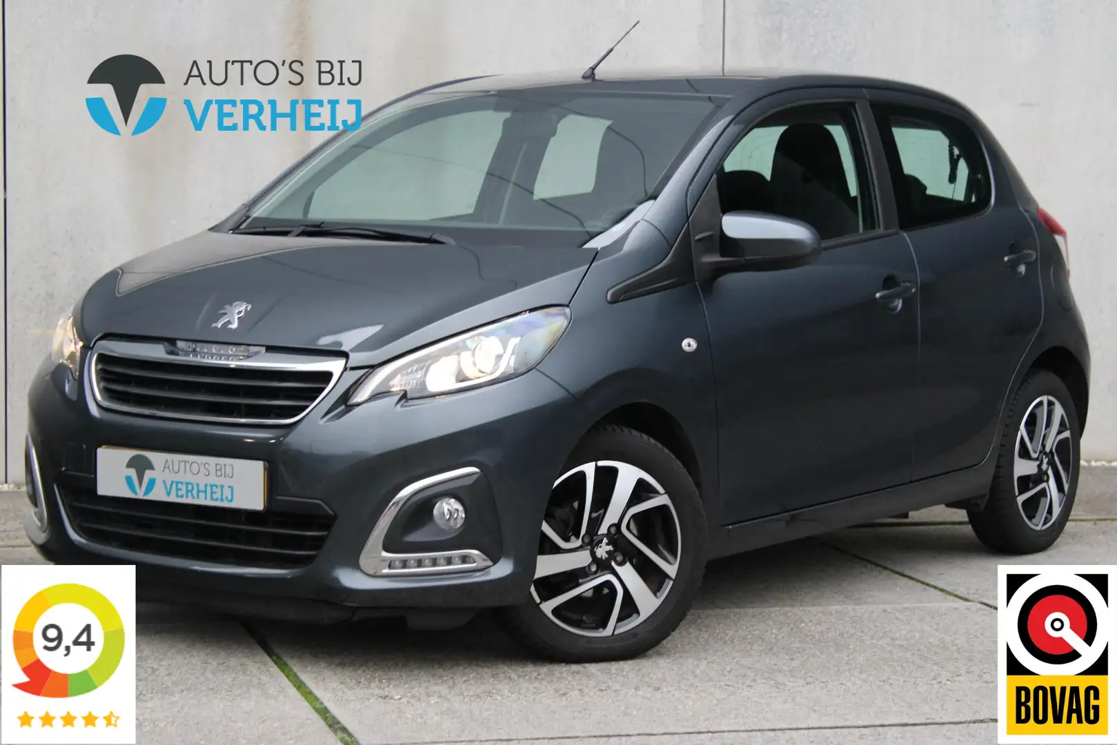 Peugeot 108 1.0 e-VTi Allure / AUTOMAAT / 5-DRS / CLIMATE CONT Grijs - 1