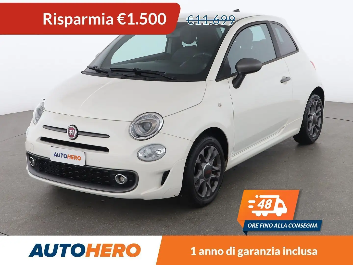 Fiat 500 1.2 S Blanc - 1