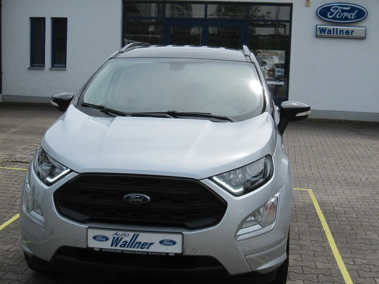 Ford EcoSport ST-Line KAMERA, XENON, NAVI,WINTERPAKET Silber - 1