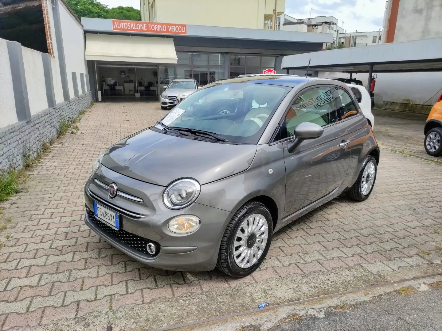 Fiat 500 500 1.2 Lounge * NEOPATENTATI * Grigio - 2