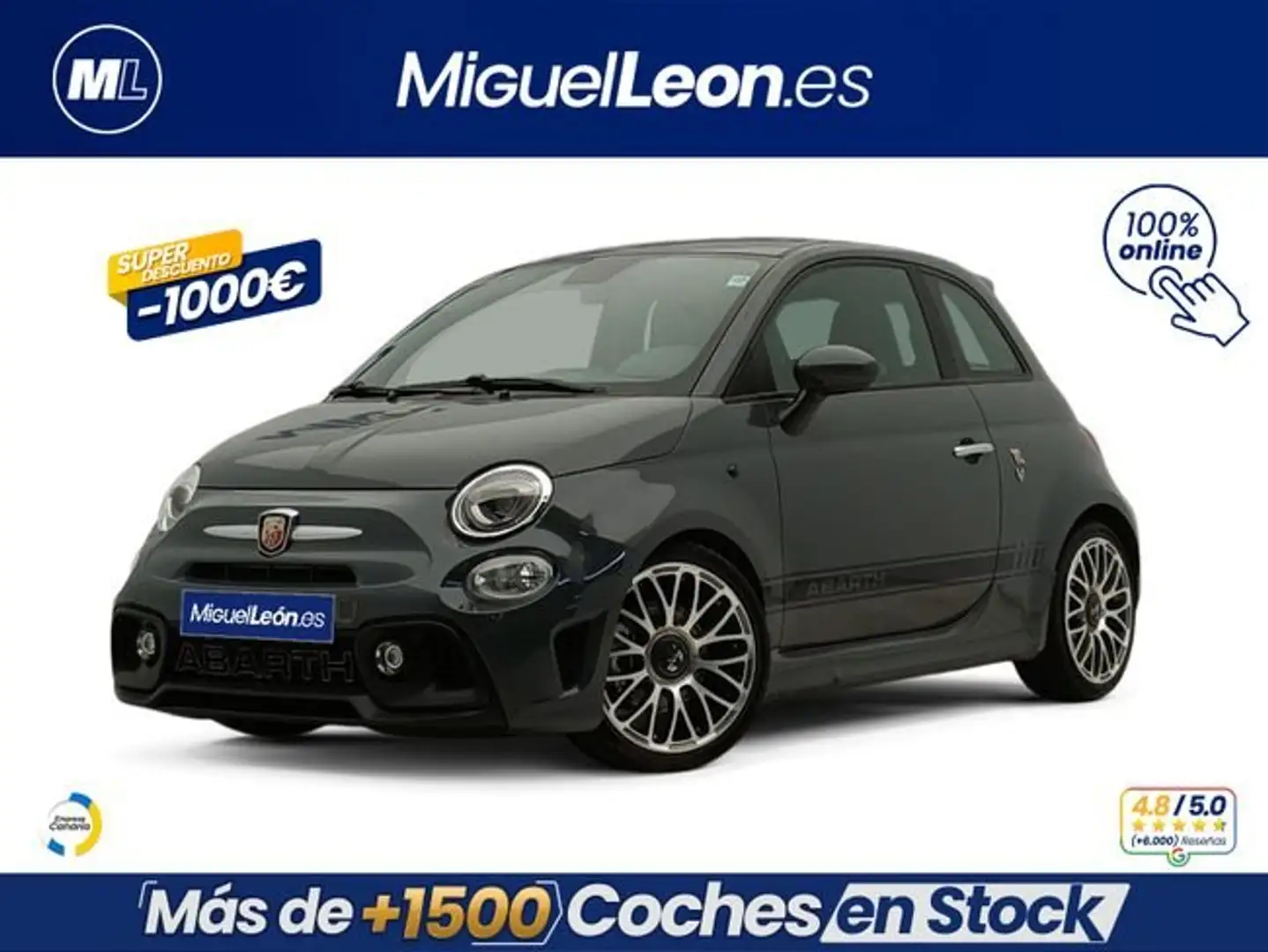 Abarth 500 1.4 16v T-Jet 695 132kW 70 Anivers. E6D Gris - 1