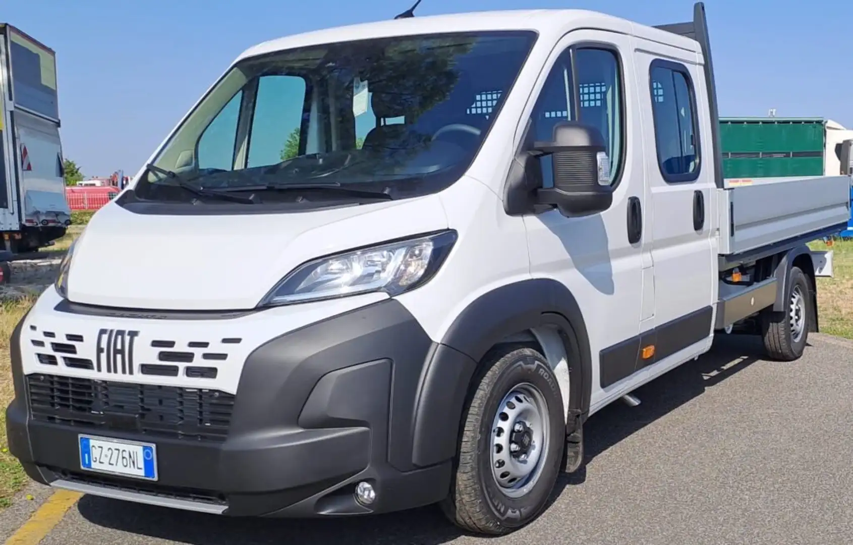 Fiat Ducato DOPPIA CABINA 7 posti Cassone fisso Blanc - 2