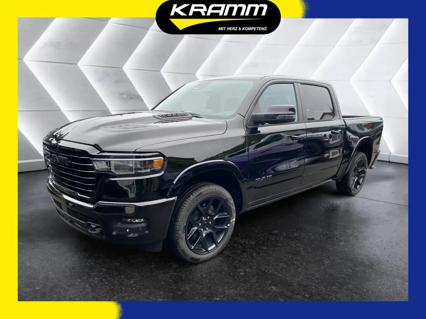 Dodge RAM 1500 Laramie Night Premium 2025 3.0 L6 AHK*4WD Black - 1
