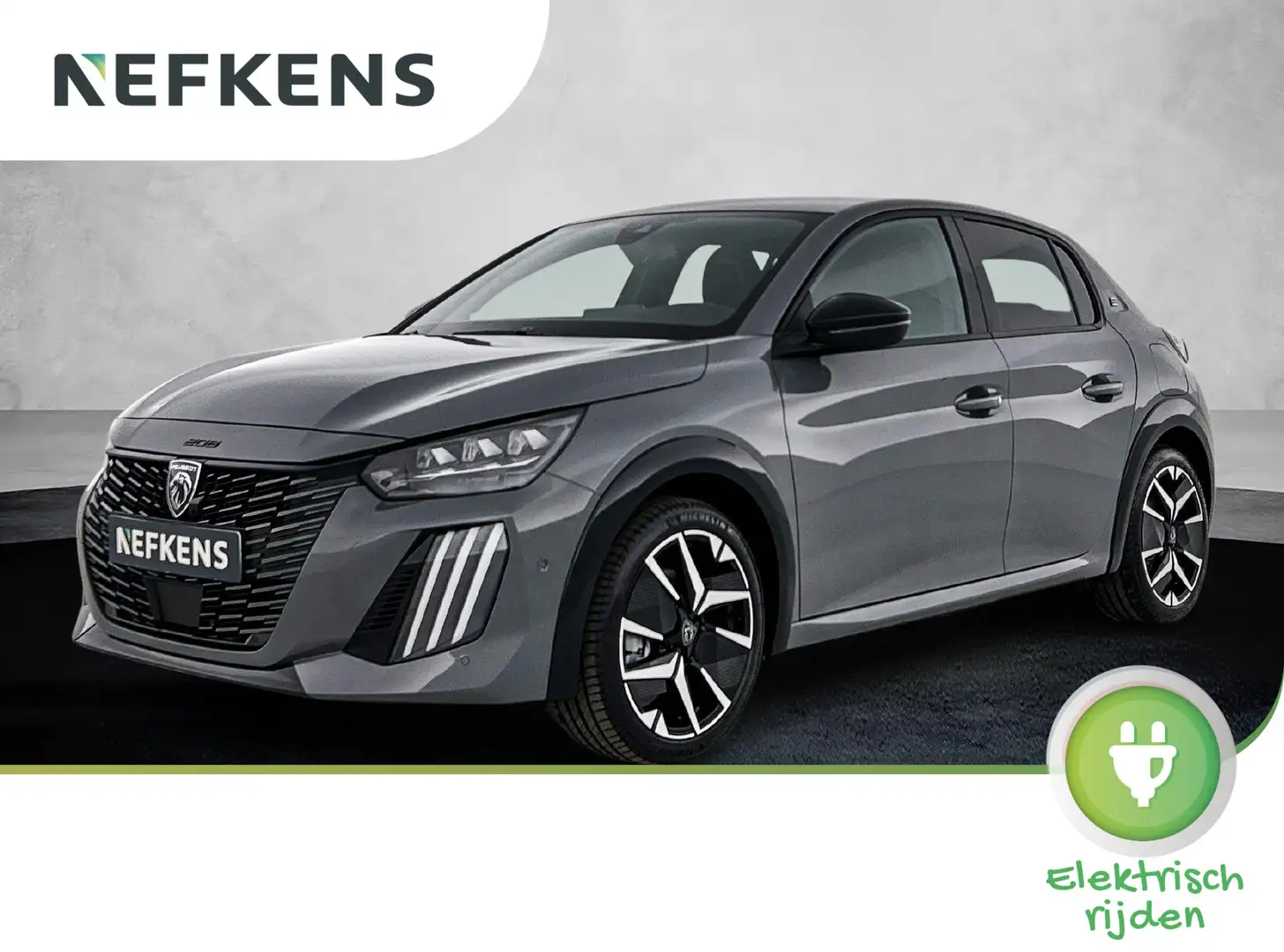 Peugeot e-208 EV GT Advantage 51 kWh 156 pk | Navigatie | Achter Gris - 1