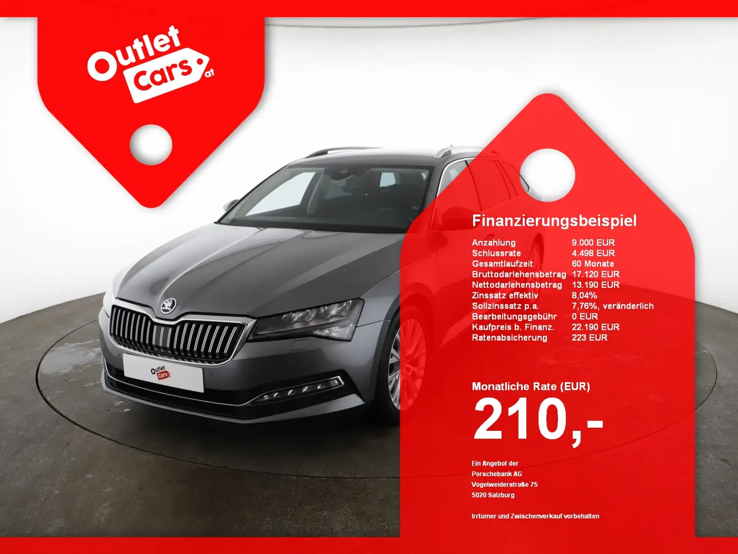 Skoda Superb Combi 2.0TDI RADAR+AHK+NAVI+RFK+SHZ+ASSIST Grau - 1