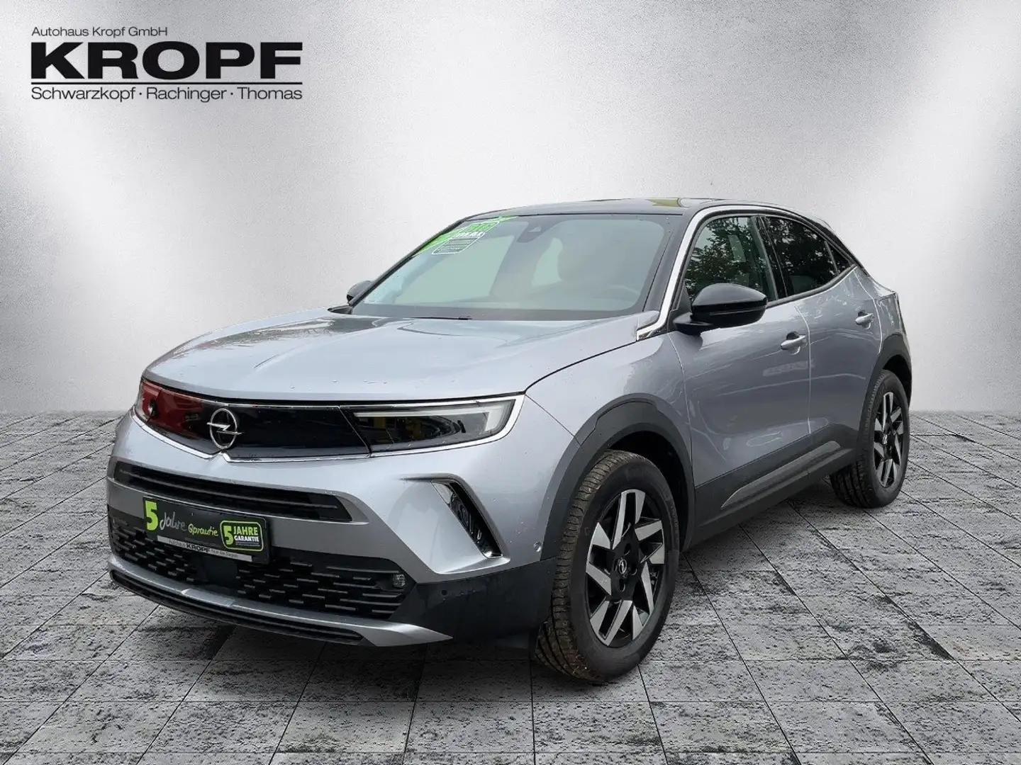 Opel Mokka 1.2 Turbo Elegance LED+SHZ+Fernlichtass. Silber - 2