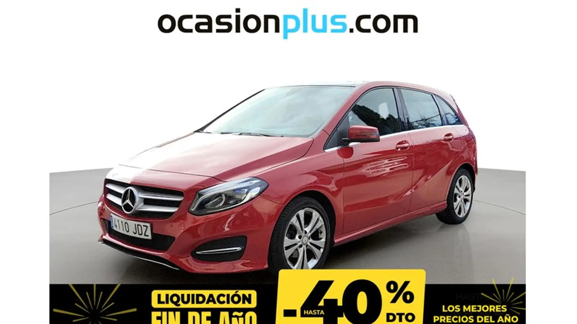 Mercedes-Benz B 180 CDI 7G-DCT Rojo - 1