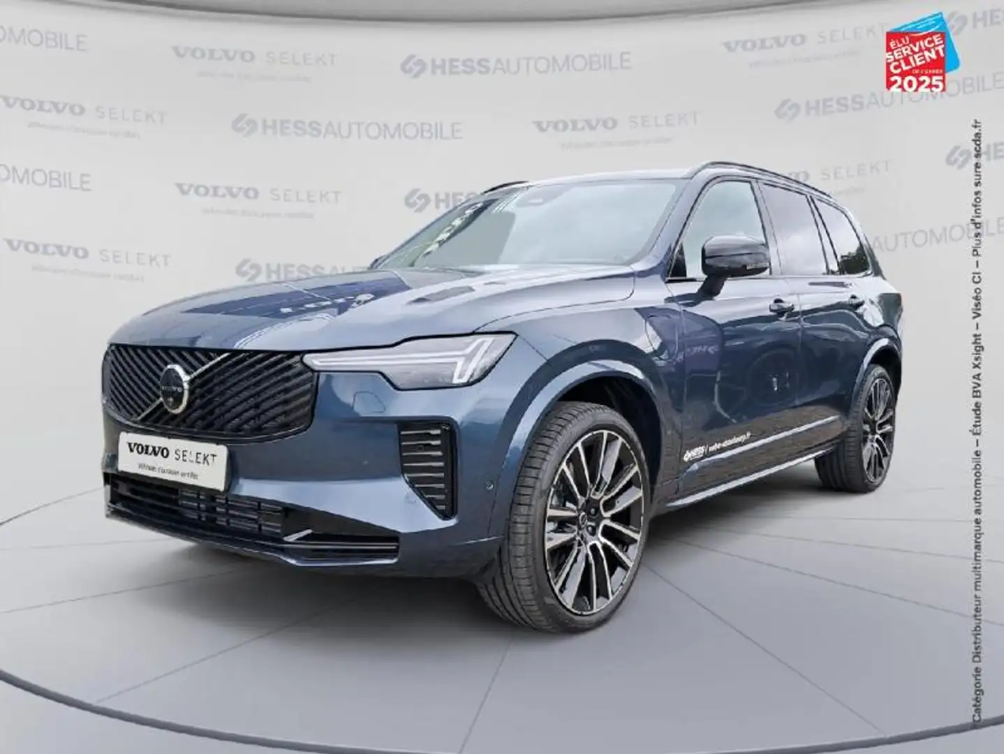 Volvo XC90 T8 AWD 310 + 145ch Ultra Style Dark Geartronic Bleu - 1