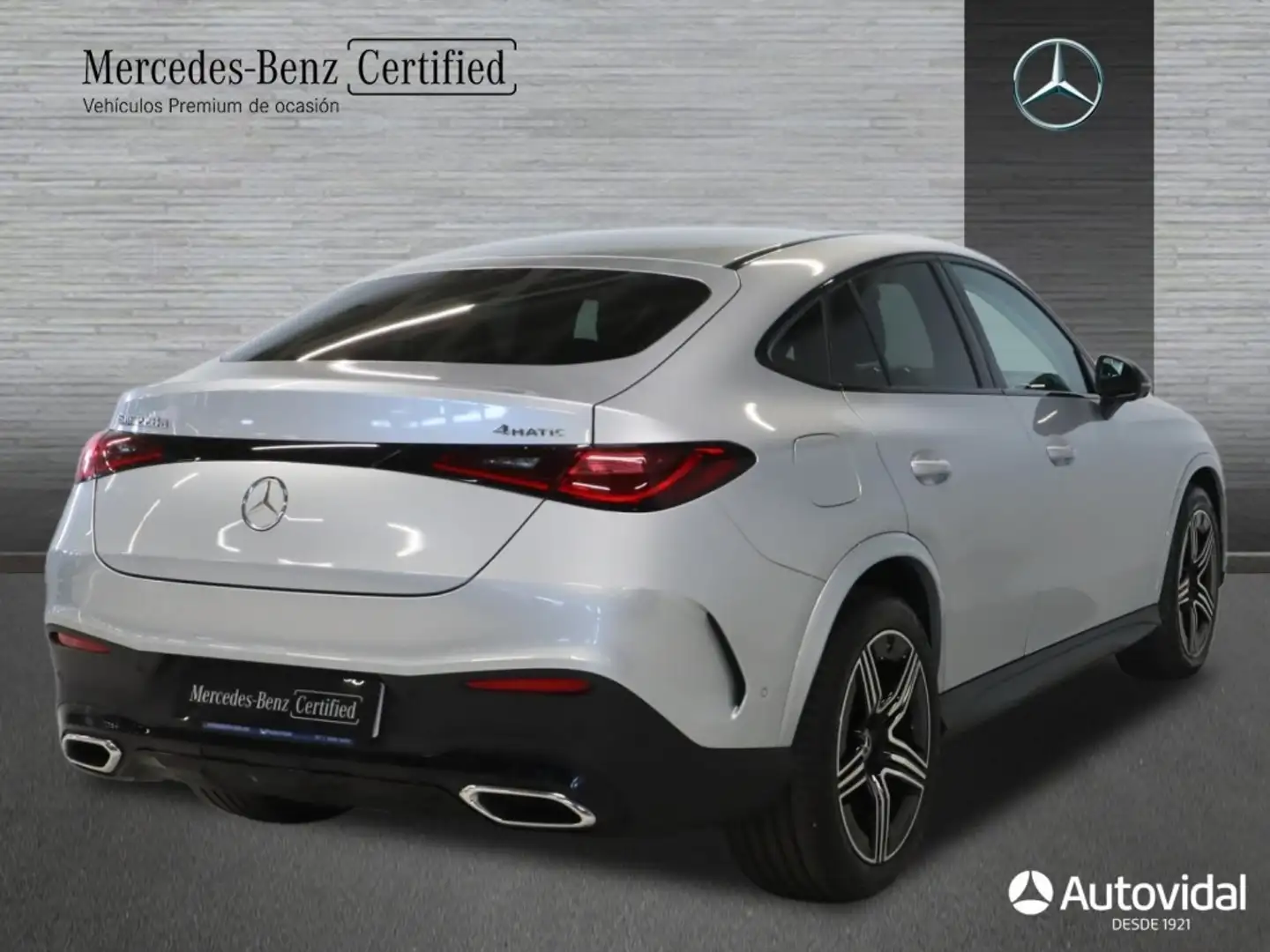 Mercedes-Benz GLC 300 COUPE D COUPE MHEV AUTO 4MATIC 269 5P Plateado - 2