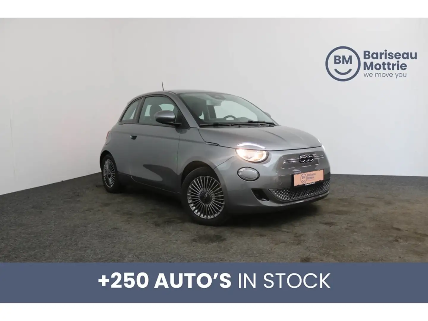 Fiat 500e ICON 42KWH *GPS*DAB*ANDROID AUTO*SENSOREN ACHTER*A Šedá - 1