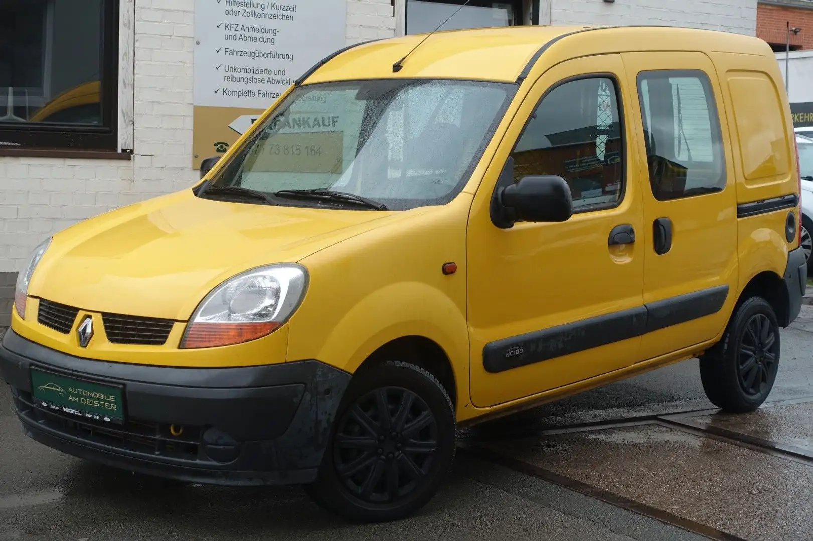 Renault Kangoo 1.5 dCi*LKW-ZU*SERVO*eFh*2xSCHIEBETÜR*TÜV Gelb - 2