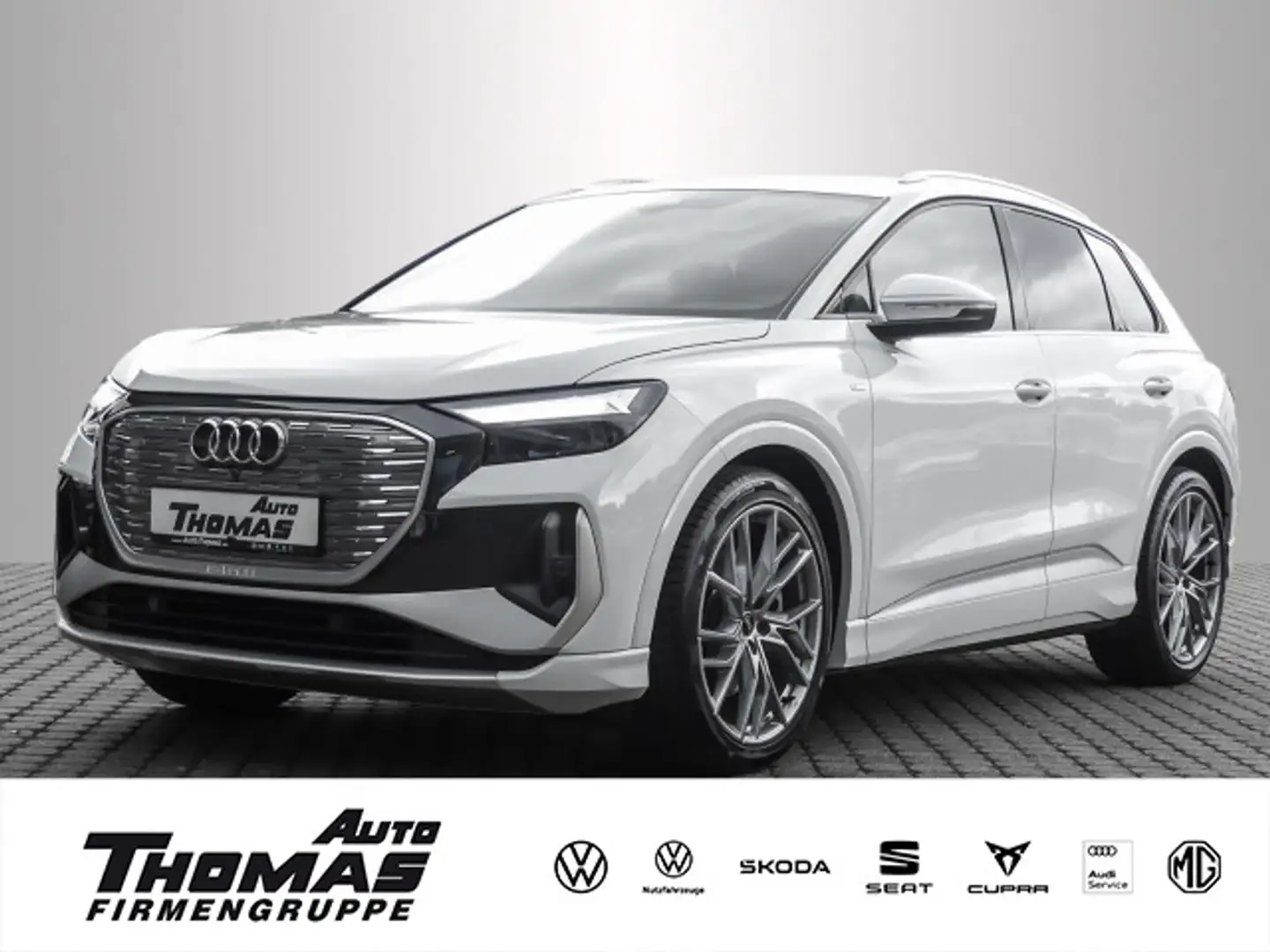 Audi Q4 e-tron S line 50 quattro PDC+SHZ Weiß - 1