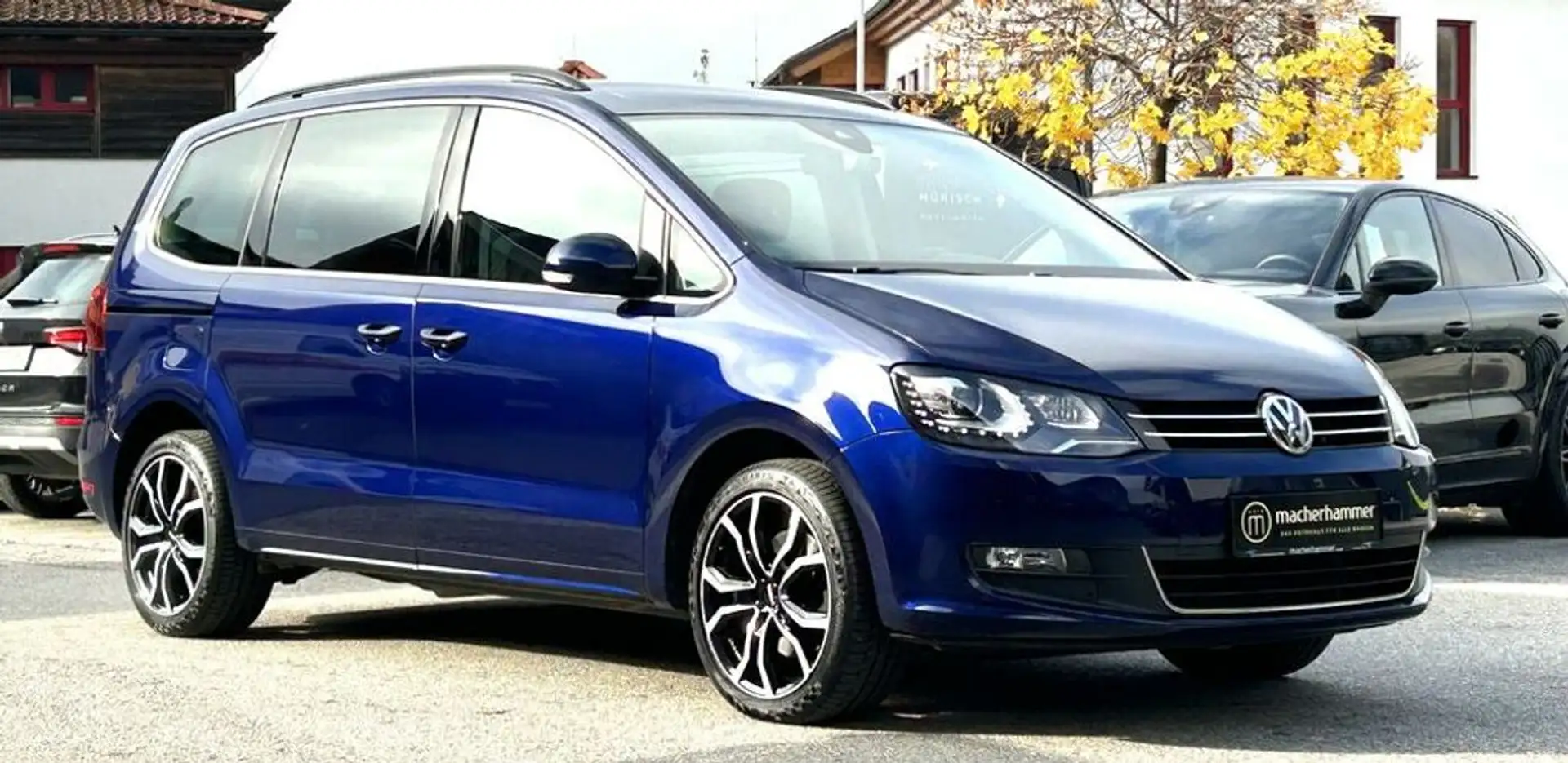 Volkswagen Sharan Comfortline BMT DSG *7-SITZER*STHZG*ACC*18'' Bleu - 2