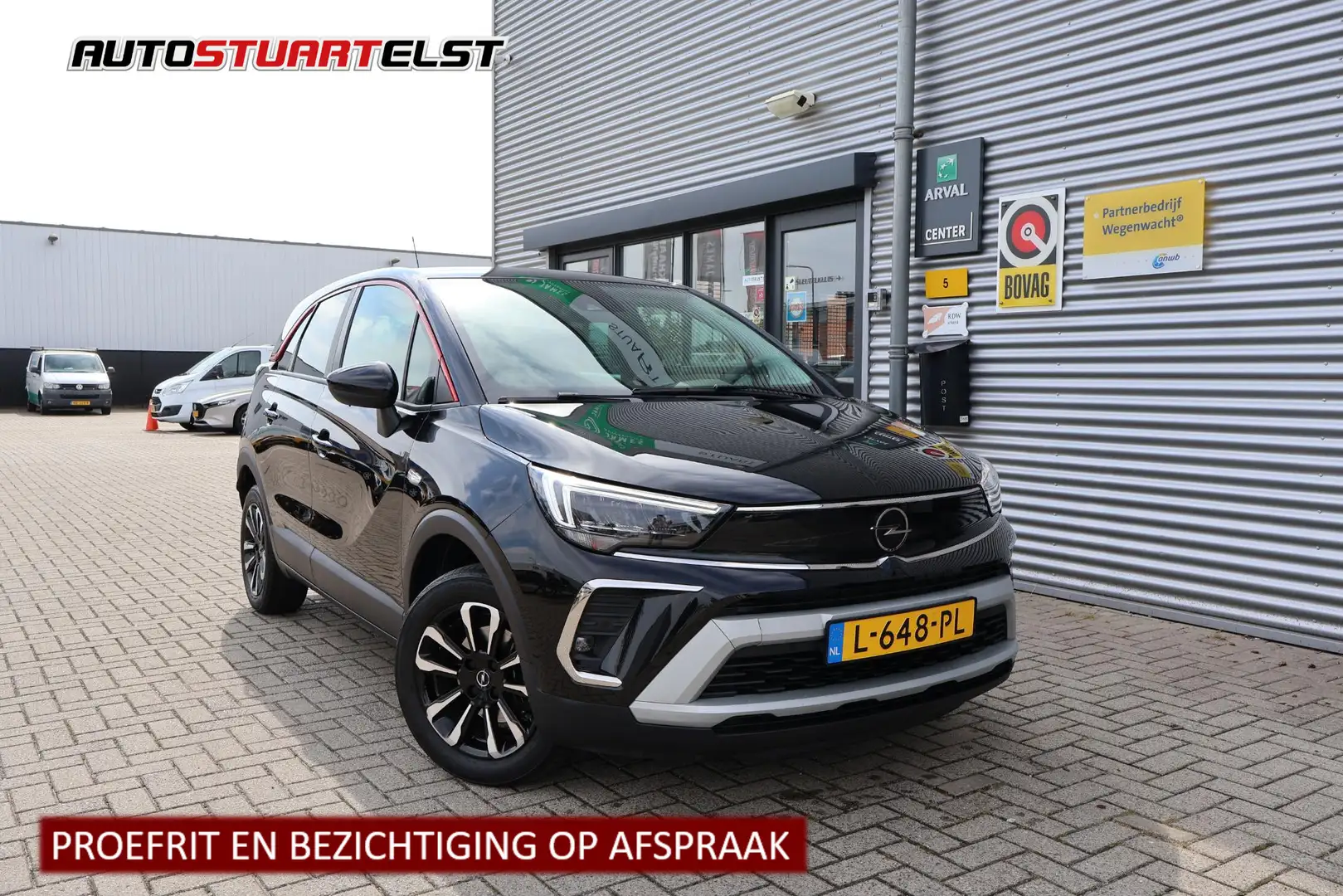 Opel Crossland 1.2 GS Line 1e Eigenaar | Dealer Onderh | NL-Auto Zwart - 1